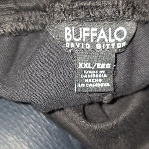 BUFFALO by David Bitton Black Drawstring Pants XXL